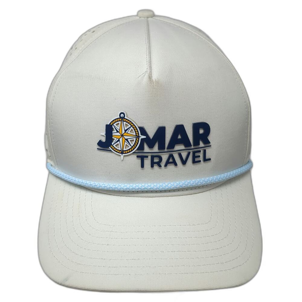 Zapped Blackhawk Trucker Hat Beige One Size Perforated Mesh Rope Jomar Travel